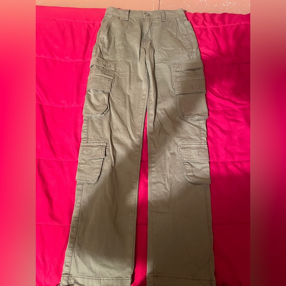 Women's Olive Cargo Pants
